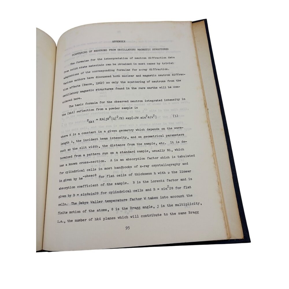 1965 UT Dissertation Magnetic Structure Rare Earth Alloys Harry Child Oak Ridge - Picture 9 of 10